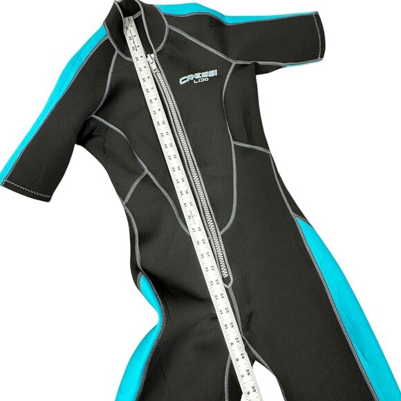 Cressi Lido Wetsuit Short 2mm Lady Womens Medium Front Zip SC1880807 - Picture 5 of 12